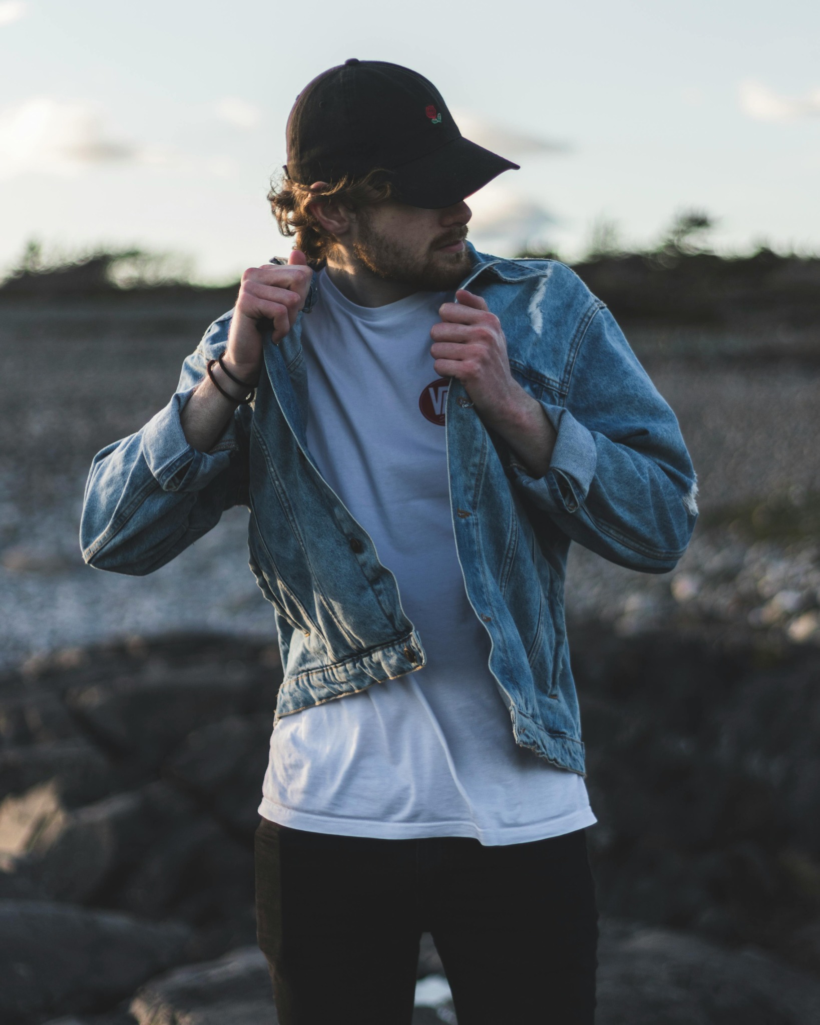 Denim overshirt